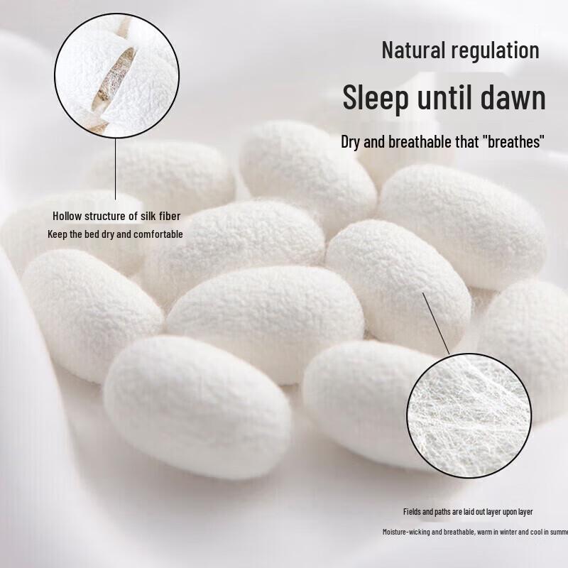 Nanjiren Satin Jacquard Maulbeerseiden-Steppdecke