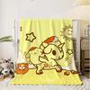 Kawaii PomPomPurins Fleece Blanket for Decorative Sofa Home Bedspread On the Bed Warm Winter Blankets Bedroom Decoration Throw