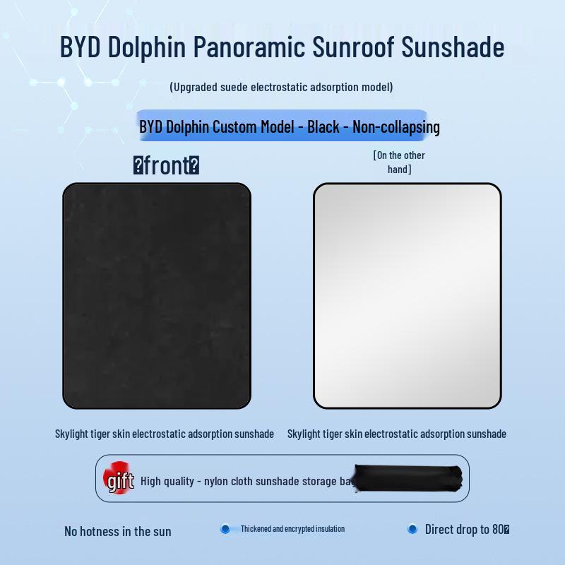 BYD Seal Tang Han Suede Heat Insulation Sunroof Shade