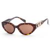 Women S 53 Mm SunglaSSeS Dark tortoiSe