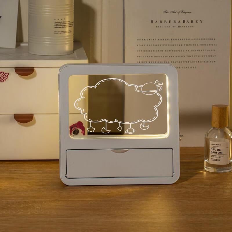 HANDUNYOU Planet Pattern Night Light & Writing Board Gift Set