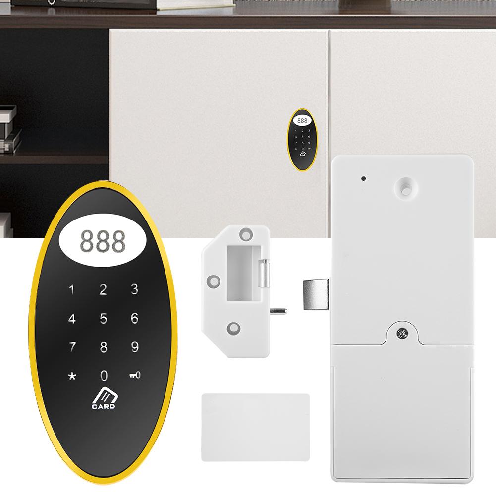 Keyless Touch Keypad Password RFID Card Key Metal Digital Electronic Sauna Cabinet Lock