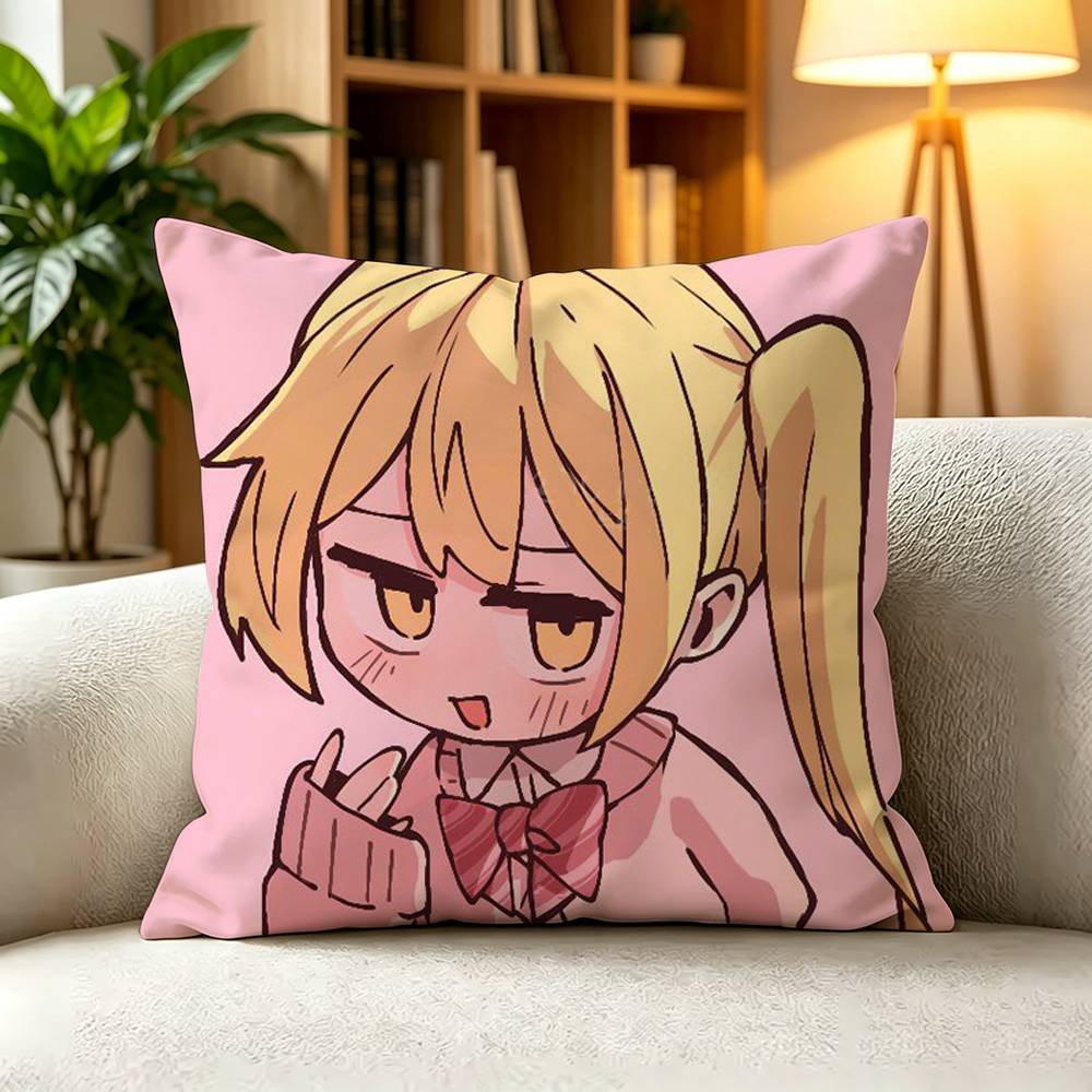 AAkita Neru Vocaloid Character Square DoubleSided printed Pillow Case Bedroom Bedside Pillow Sofa Cushion Cover