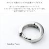 [Zanipolo Terzini] Hoop Earring, Surgical Stainless Steel, Single Earring (1P), Simple, Men's Ring Earring, Hypoallergenic