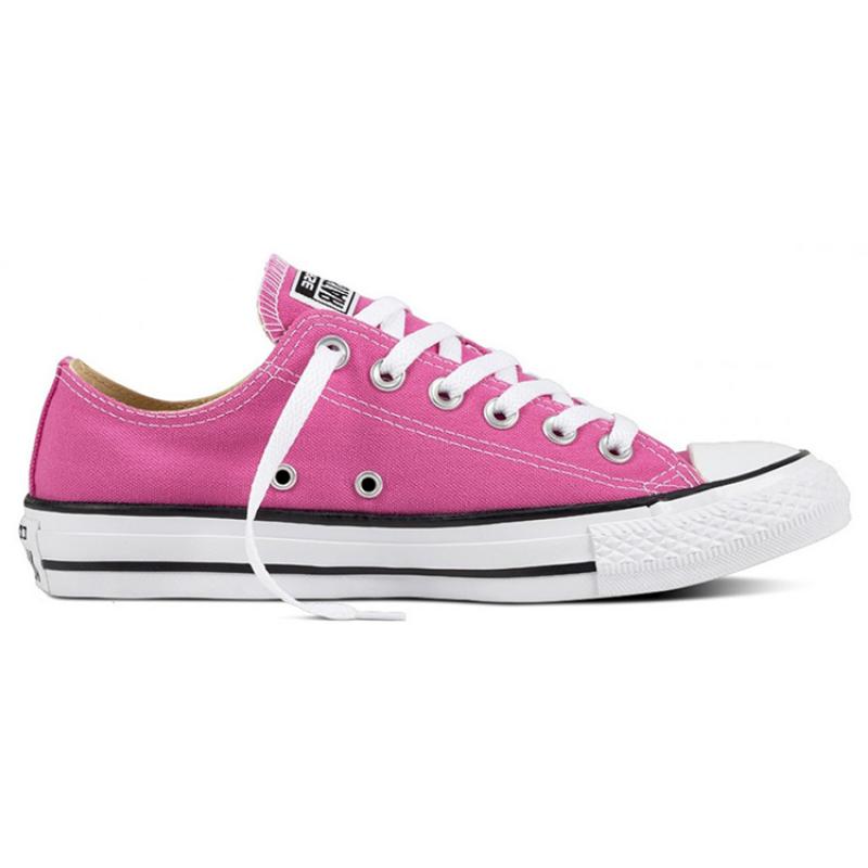 Converse Chuck Taylor All Star Canvas Comfortable Non-Slip Abrasion Resistant Low-Top Board Shoes Unisex Pink