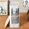 Portable Desktop Air Cooler with Night Light - Compact Household Electric Fan for Indoor Cooling and Humidification
