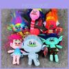 Dreamworks Film Trolls World Tour Poppy Branch Barb Plüschpuppe Stofftier Perfekt für Kinder