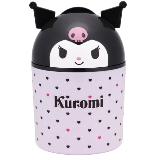 Skater 3D Interior Box Storage Case Trash Can Tabletop Trash Can Kuromi Sanrio DB2D-A