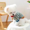 Círculo de Mascotas, Ropa para Mascotas Perro Gato Ropa Suéter Rayado Vintage de Colores