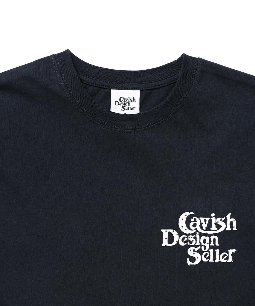 CAVISH Star Seller Logo Ss Tee Navy(Cv2Gmut527A)