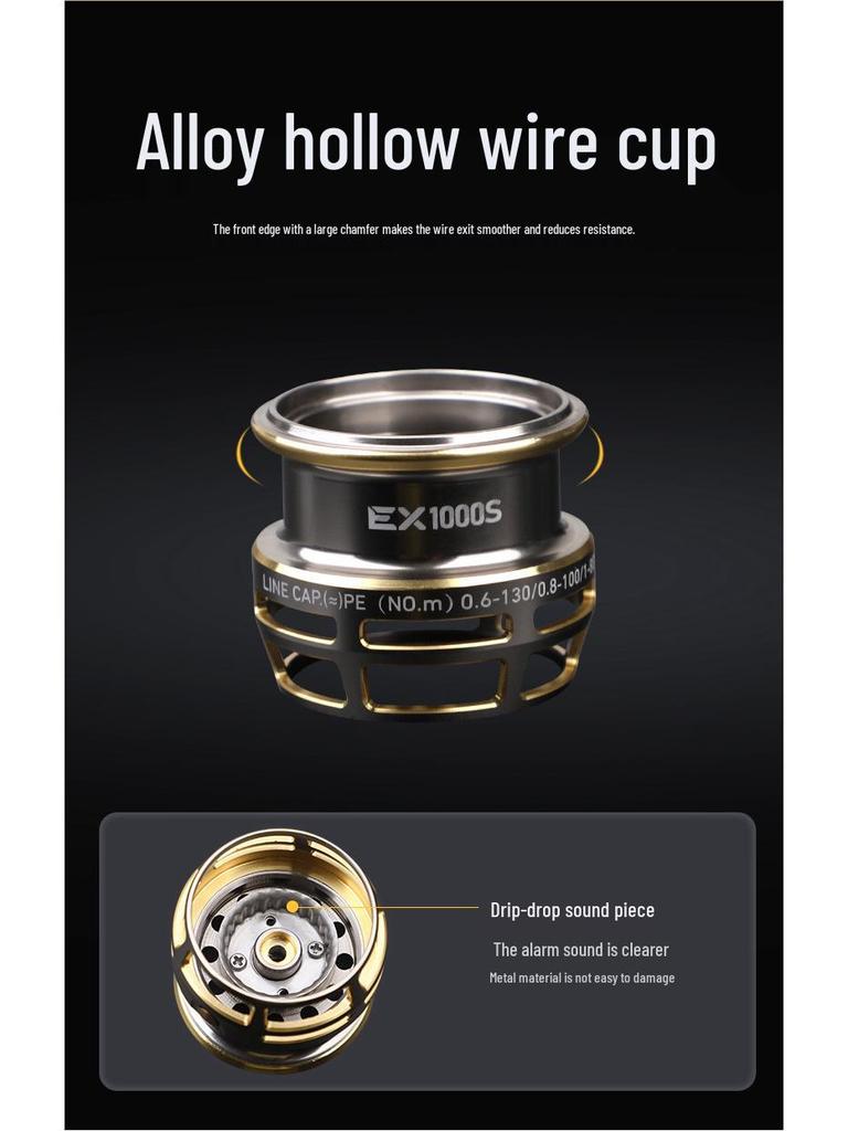 Ultra-light 132g Spin Reel with Slanted Shallow Spool for Versatile Long Casts and Micro Lure Fishing