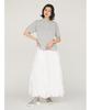 Emi Logo Knit Polo Free Size Top, 13WNT254051, Women's, LGRY,