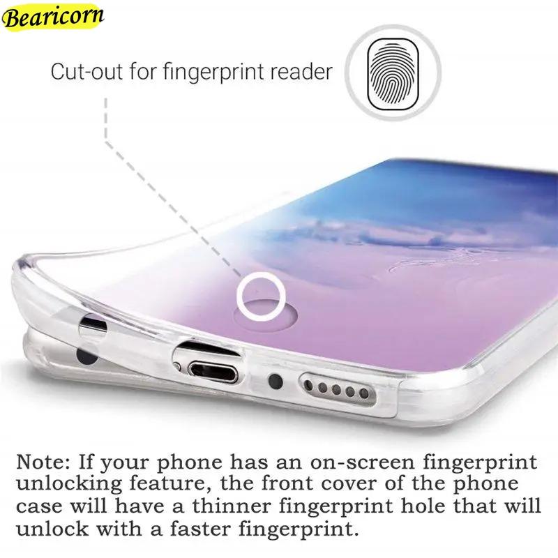 360 Full Body Cover Silicone Case For Samsung Galaxy S2 S24 Ultra S23 Plus S22 S21 FE S20 S10 Lite S9 S8 Double Transparent