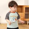 LUSON Baby Boy Color-Block Raglan Short-Sleeve T-Shirt