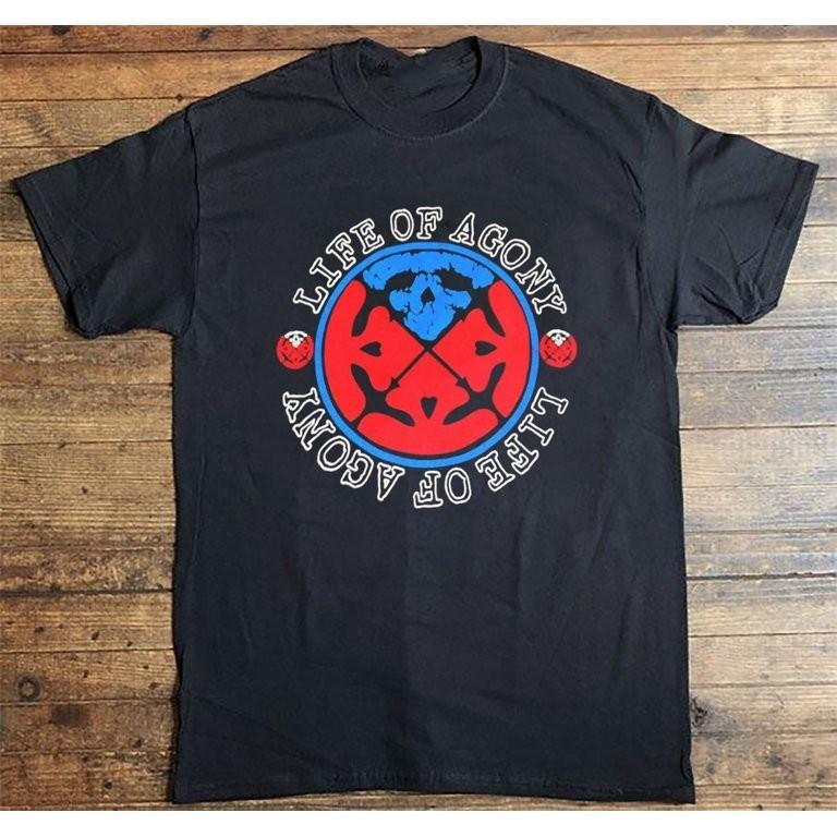 NEW Life Of Agony Logo Classic Band Short Sleeve Black All Size Shirt DM839 Unisex T-Shirt S