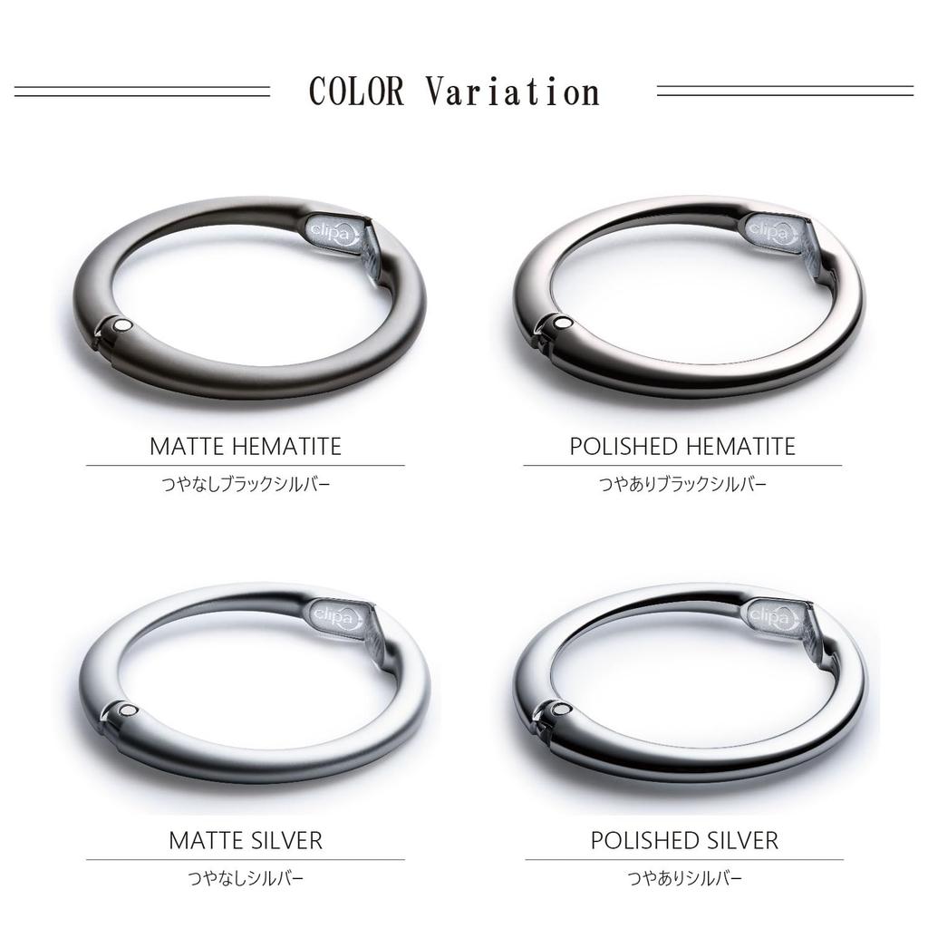 Clipa Clipper Matte Black Silver Black