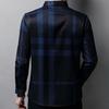Men's Plaid Business Shirt Comfortable Stylish Commute Thin Style Outwear Men's Shirts for Spring Autumn