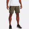 Under Armour Solid Color Large Logo Print Sports Training Breathable Casual Shorts Men Bottoms Green 1370394-361