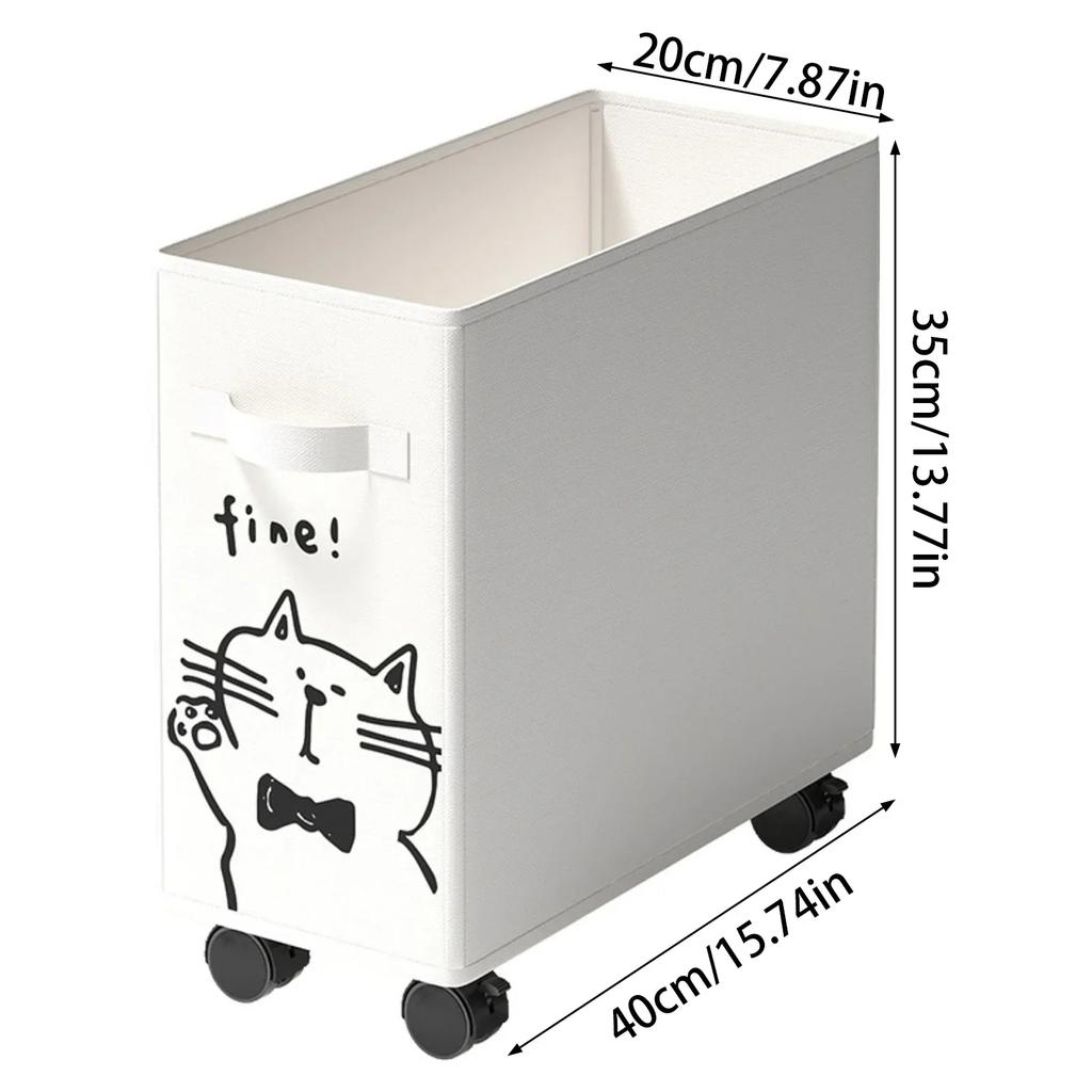 Fashion Foldable Stationery Organizer Handcart Organizers Office Desk Organizing Plastic Boxes Accessories School Supplies