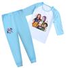 Children's Summer Sports T-shirt And Pants Two-piece Sportswear Set Half-sleeve Printed Suit