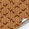 Chinesische Rattan-Textur Tapete Abziehbar und Aufklebbar Hotel Arbeitszimmer Heimdekoration Selbstklebend Leinen Wandpapier Dicke Aufkleber