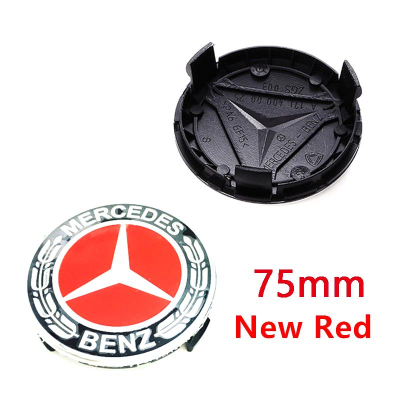 

4 шт. 75 мм Колпачки на центр колеса автомобиля Колпаки на ступицу Крышки обода Для Mercedes Benz AMG A B C S Class E GLA CLA GLB GLE GLK GLS Аксессуары 4pcs