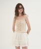 Sseomweeobeoteo Leaf Cotton Sleeveless Knit - Ivory