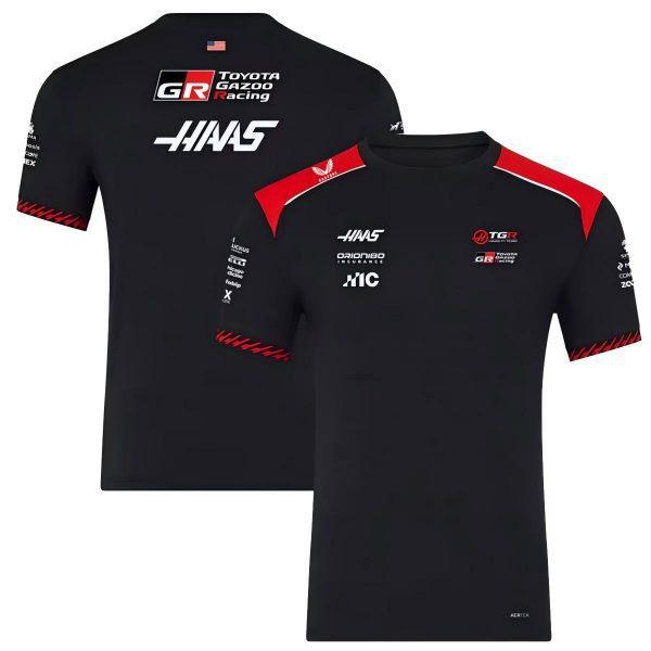 2026 Nuova tuta da moto da corsa F1 tuta da ciclismo, traspirante e ad asciugatura rapida T-shirt a maniche corte con scollo rotondo camicia da lavoro fuoristrada