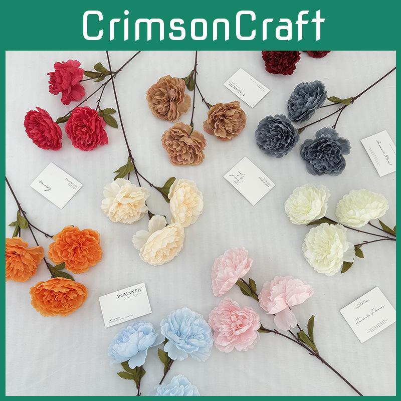 Artificial Flower Peony Wedding Hotel Restaurant Decoration Desktop Ornament