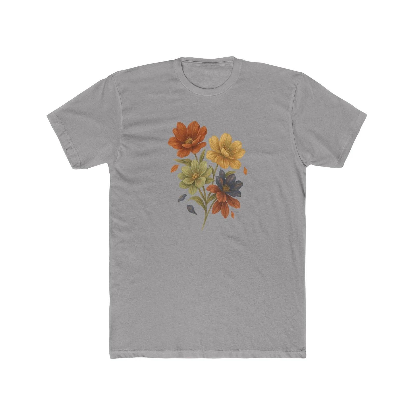 Dark Romantic Flowers Gothic Floral T-Shirt S