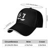 Funny 67 Meme With Hand Baseball Cap  Women Men Custom DIY Trucker Hat Summer Y2k Cute Running Hippie Sunscreen Baseball Caps