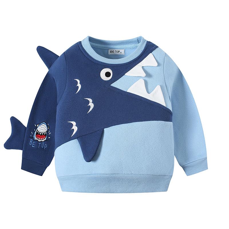 Korean Style Fleece-Lined Children s Winter Pullover - Thick & Warm 90cm