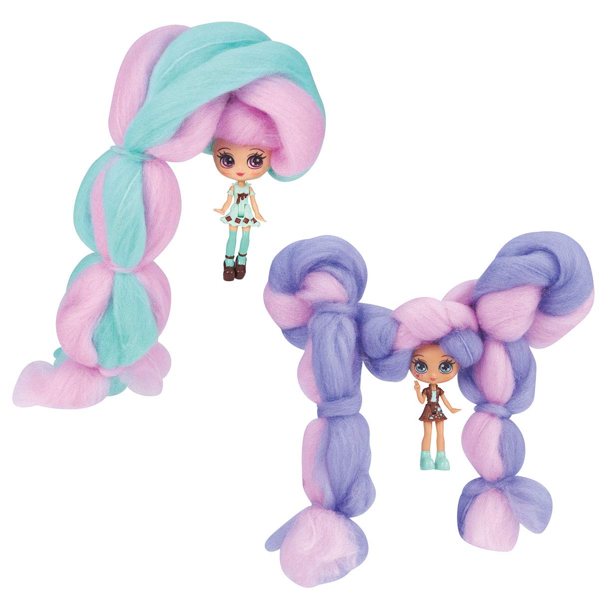 

Кукла Candy Hairs Twins 1 мятный шоколадный цыпленок Шоколадная Лиза и