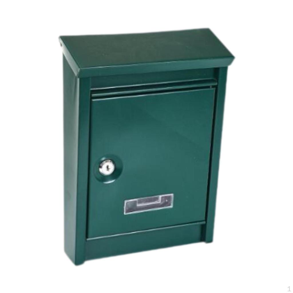 Big Metal Delivery Box Mountingbox, with 2 Keys, Outdoor Postbox Mailbox for The Entrance House
