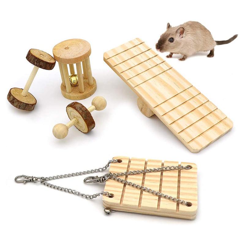 10 Τεμ Ξύλινοι Αλτήρες Άσκηση Κουδούνι Κύλινδρος Φροντίδα Δοντιών Μυλικός Οδόντας Παιχνίδι Χάμστερ Παιχνίδια Μάσησης