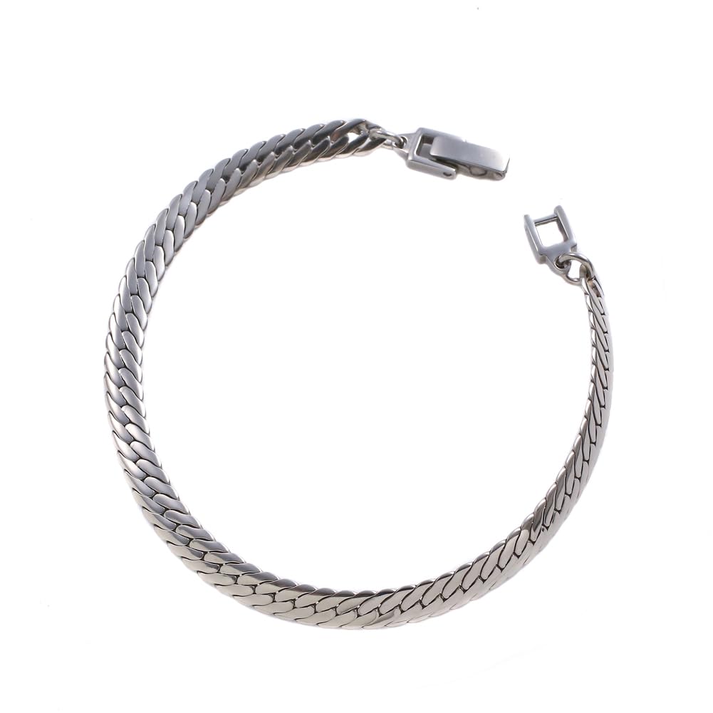 

Titanium Bracelet, Pure Titanium, Italian Herringbone Pattern, Unisex