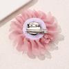 Camellia Shape Brooch Flower Theme Clothes Chiffon Breastpin for Loved Ones