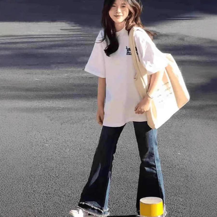 Plus Size Retro Short-Sleeve T-Shirt for Women - Trendy, Loose, High Street Style