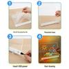 LED Luminous Doodle & Painting Board for Kids - Fluorescent & Erasable Night Light Gift
