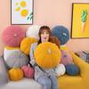 18/28/35CM Creative Funny Pumpkin Pillow Simulated Cute Pumpkin Kids Stuffed Plush Toys Soft Sofa Cushion Bedroom Decoration