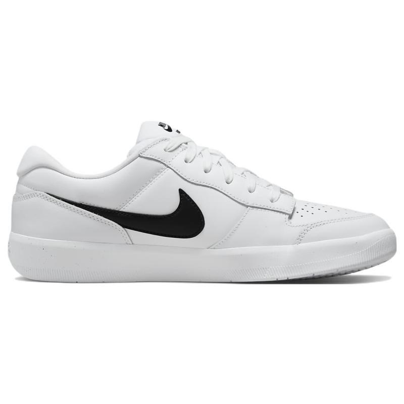 Nike Sb Force 58 Premium White Black Skateboard Shoes DH7505-101