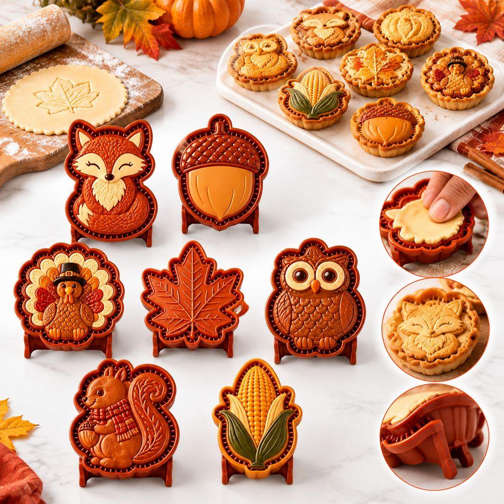 1PC Reusable Mini Pie Mold Plastic Hand Press Maker Mold New Hand Pie Mold  Autumn Baking