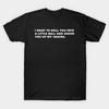 Herren Schwarzes T-Shirt mit Aufdruck Step Brothers Zitat No-Cut Transferpapier Druck Baumwoll-T-Shirt