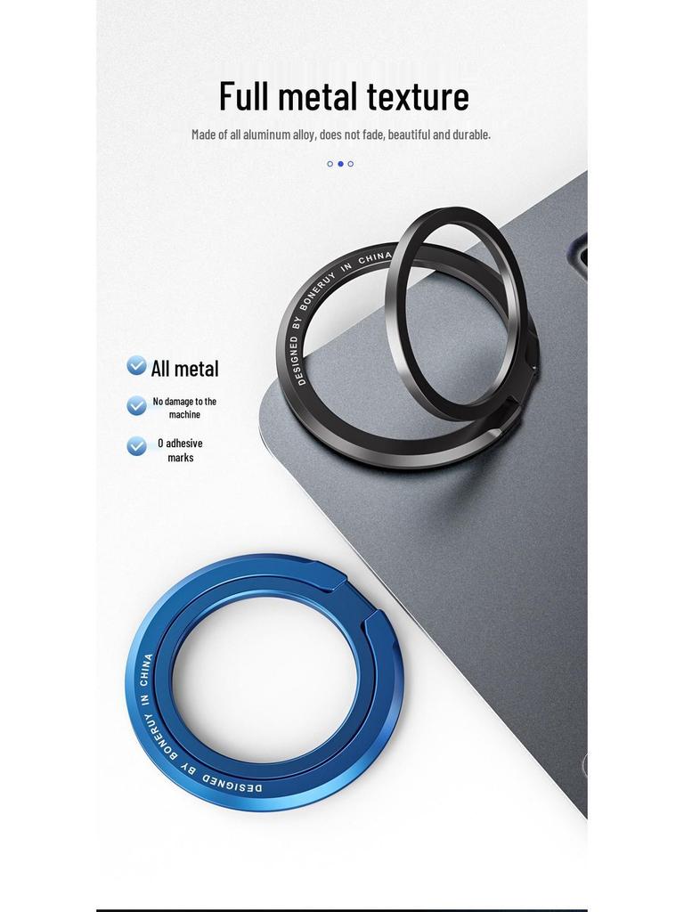 Ultra-Thin Magnetic Zinc Alloy Phone Ring Holder