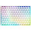 1Pcs Car Rear Tail Light Honeycomb Gaphic Stickers Hollow Auto Lamp Shield