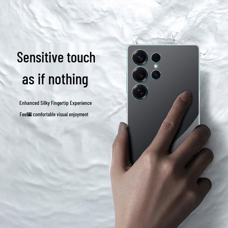 Compatible with Samsung S26 Ultra Phone: S25/24 Plus HD Transparent and S23/22 Ultra-Thin Frosted Back Film.