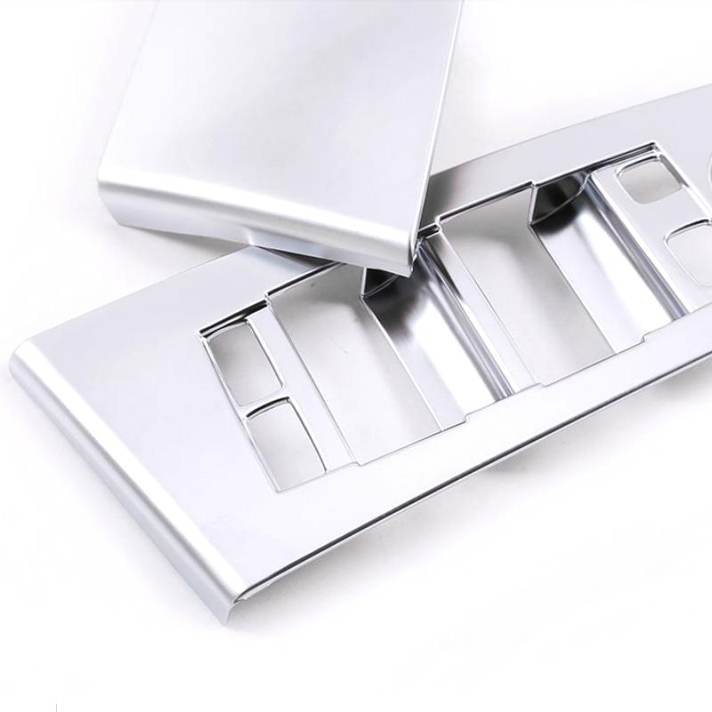 Für BMW 5 Series E60 2004 2005 2006 ABS Chrom Auto Innen Tür Fensterheber Schalter Taste Panel Rahmen Schutzhülle