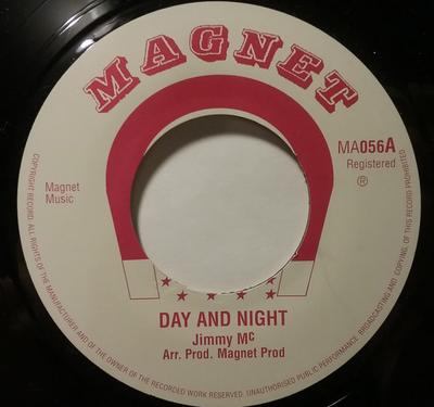 7inch Record JIMMY MACK / THE HEPTONES - Day And Night / Crackling Rosie MA056 Magnet UK Reggae, Ska & Dub Used