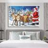 Santa Claus DIY 5D Diamond Painting Full Round Drill Christmas Diamond Embroidery Cross Stitch Kits Gift Wall Art