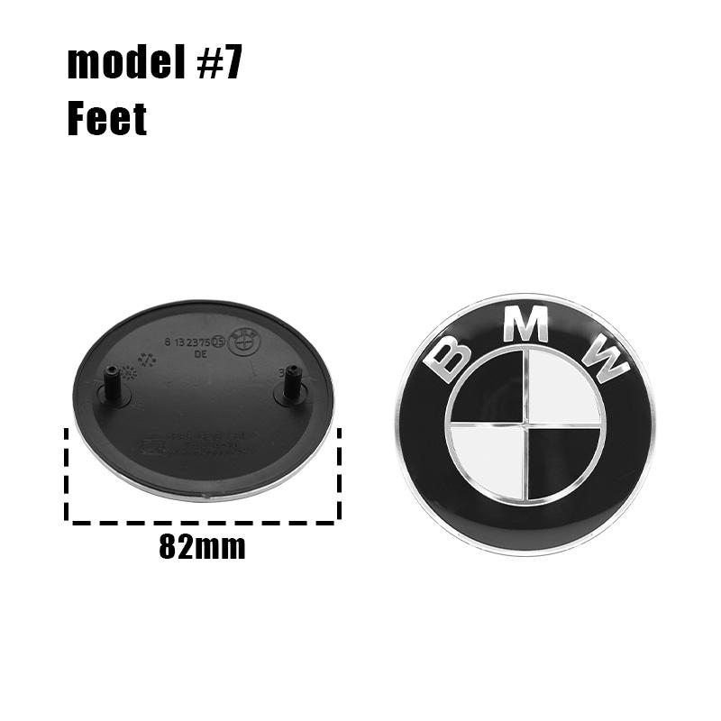 1Pc 82mm 74mm car Front Hood Emblem rear boot trunk logo For BMW M G20 G32 G11 X3 X5 X4 X6 X7 G30 G12 F40 F30 X1 Accessories QU3